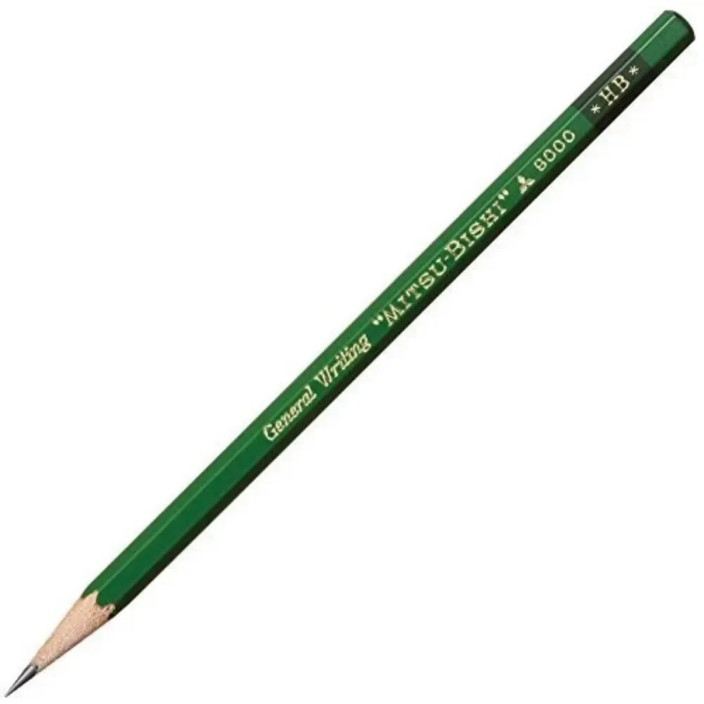 Mitsubishi Pencil 9000 HB 12 Pencils Animation Drawing Made In Japan Open Box